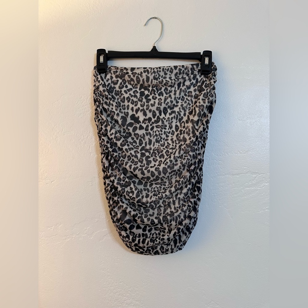 Showpo Be Bold Skirt in Leopard - Picture 3 of 6